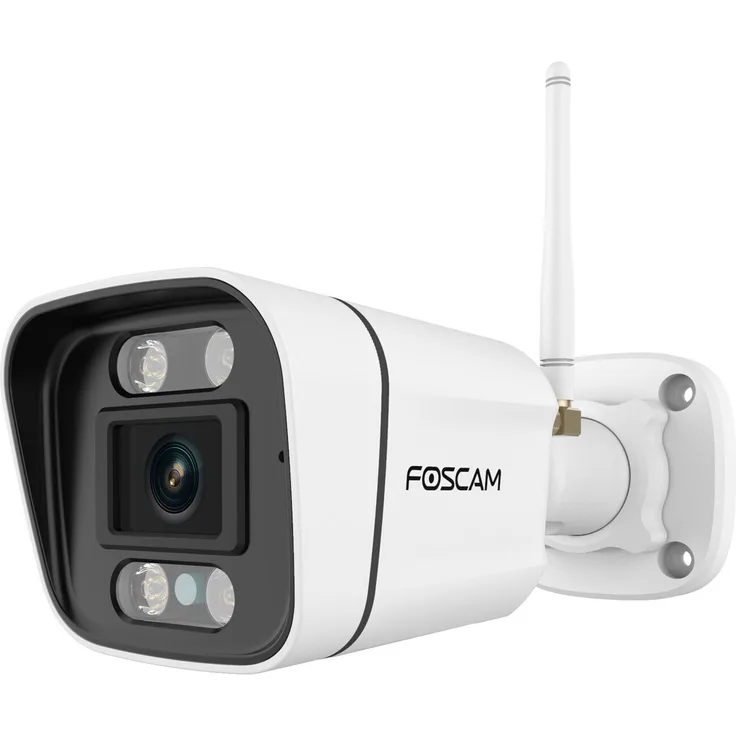 Foscam V8P 8MP WI-FI Kamera weiß, Überwachungskamera mit Nachtsicht und Bewegungsmelder