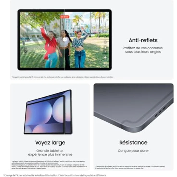 Samsung Galaxy Tab S10+, Wi-Fi + 5G, 256 GB Moonstone Gray – Bild 6