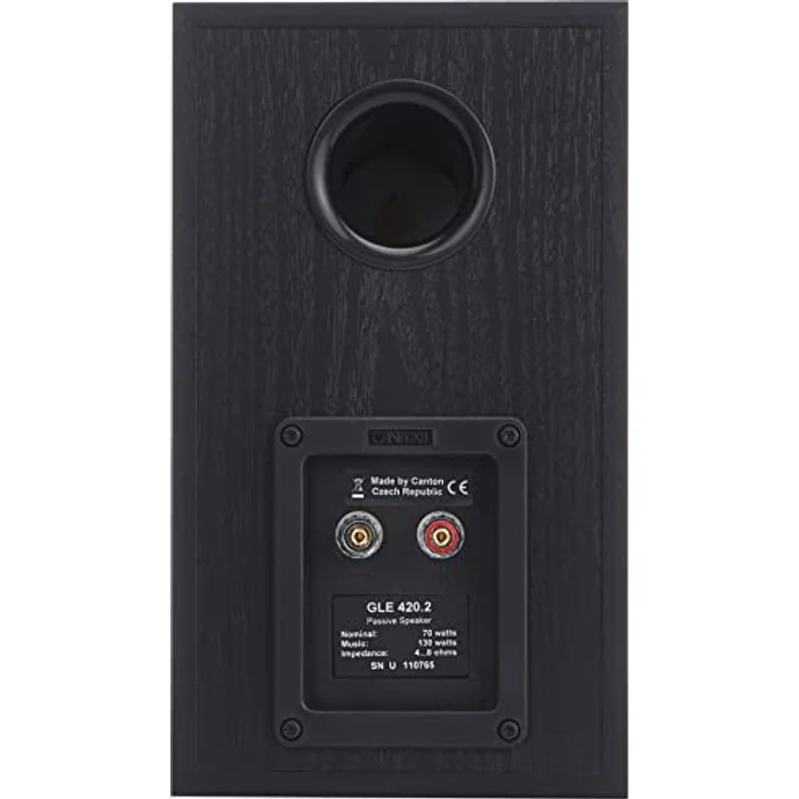 Canton GLE 420.2 Lautsprecher 70 Watt, schwarz Regallautsprecher - 70 Watt - schwarz – Bild 4
