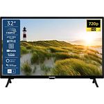 TELEFUNKEN XH32SN550S 32 Zoll Fernseher/Smart TV (HD Ready, HDR, Triple-Tuner) - Inkl. 6 Monate HD+ [2023]