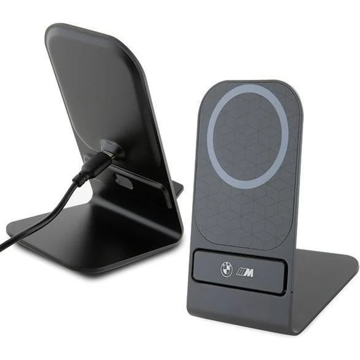 BMW ład. indukcyjna BMDCSMADGPK 15W czarny/black M Edition MagSafe, Wireless Charger, Schwarz – Bild 1