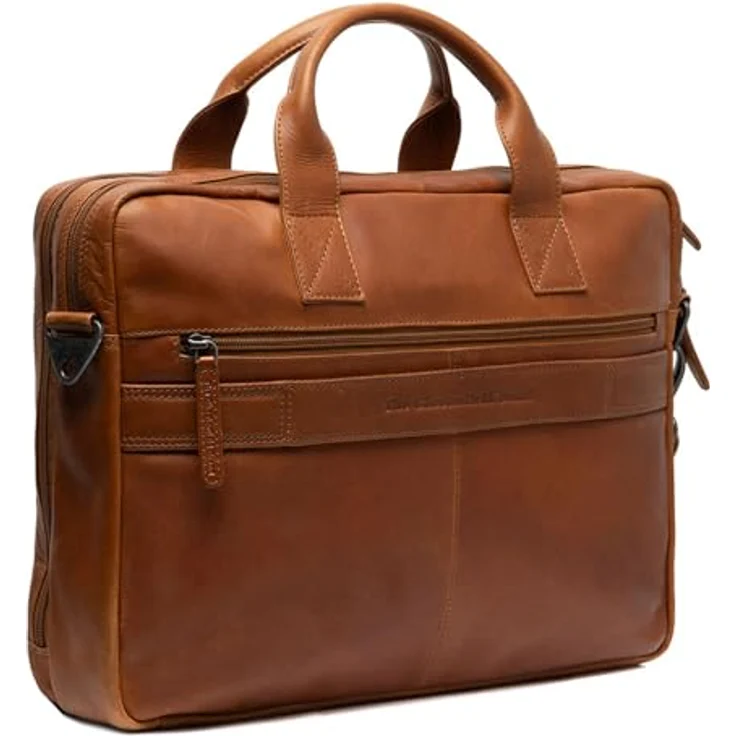 The Chesterfield Brand Frazer Laptopbag Cognac - Business-Tasche für Büroalltag, 38 x 28 x 9 cm – Bild 2