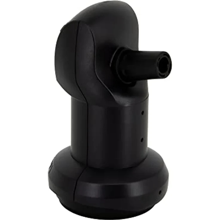 Premium X Camping TV SAT Anlage Satelliten-Schüssel Single LNB 10m Antennen-Kabel F-Stecker Sat-TV-Signalfinder im Koffer, wettergeschütztes LNB mit 0,1 dB Rauschmaß, 4-fach abgeschirmtes Class A Kabel, Saugfuß für einfache Montage, in schwarz – Bild 3