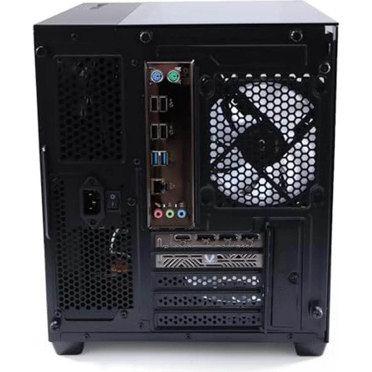 PC Store NCA Chronicle Gaming PC Triorama, Intel E5-2678v3, 12 Kerne, 16 GB RAM, 240 GB SSD, Nvidia GeForce RTX 3050, Luftkühlung, Windows 11, Schwarz – Bild 6