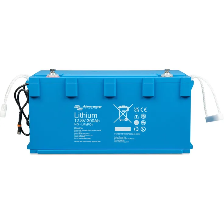 Victron Energy Lithium-NG Batterie 300Ah 12,8V mit BMS und integriertem Shunt, hohe Effizienz und Lebensdauer