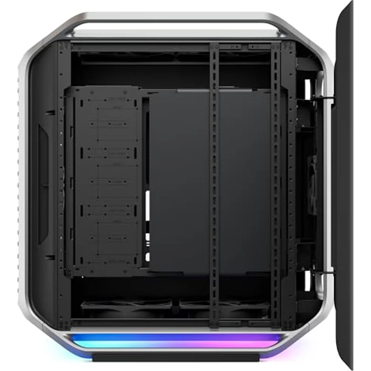 Cooler Master Cosmos ALPHA, Full Tower PC Gehäuse, Schwarz/Silber, ATX-EATX-Micro ATX-Mini-ITX, gehärtetes Glas, Gaming – Bild 9