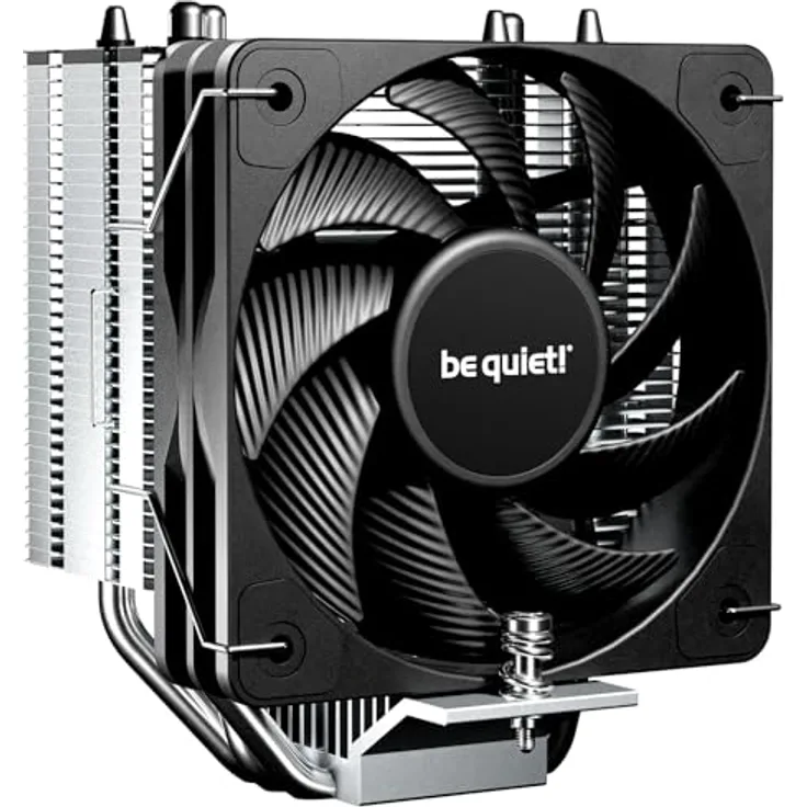 be quiet! Pure Rock Slim 3, CPU Kühler, Schwarz, kompakte Bauweise für effiziente Kühlung