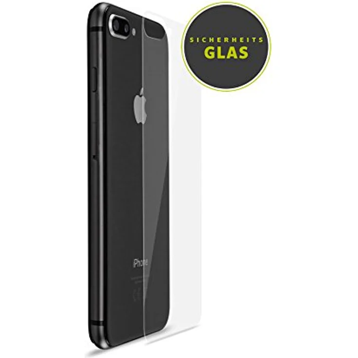 Artwizz SecondBack Rückseitenschutz für iPhone 8 aus Sicherheitsglas - Glasrückseiten-Schutz mit Anti-Splitterschutz und statischer Haftung - Designed in Berlin - 7332-2211 – Bild 2