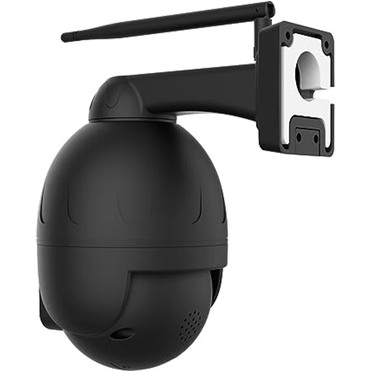 Foscam SD4 4 MP Dual-Band WLAN PTZ Dome Überwachungskamera mit 4-Fach optischem Zoom und Nachtsicht bis 50 Meter, Erkennen von Personen, Bewegungen und Geräuschen – Bild 4