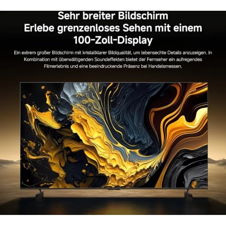 Xiaomi TV MAX 100, 100 Zoll QLED Smart TV mit 4K, 144Hz, Google TV und Dolby Vision – Bild 3