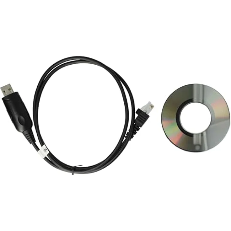 VHBW USB Programmierkabel kompatibel mit Motorola CDM1250, CDM1550, CDM1550-LS, CDM1550-LS Plus, CM160, CM200, CM300, CM340 Funkgerät schwarz – Bild 4