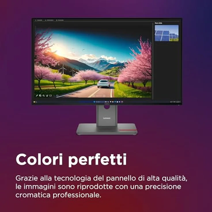 LENOVO ThinkVision P32UD-40, 31,5 Zoll UHD 4K Business Monitor, 3840 x 2160 Pixel, 6 ms Reaktionszeit, 120 Hz, Schwarz – Bild 3