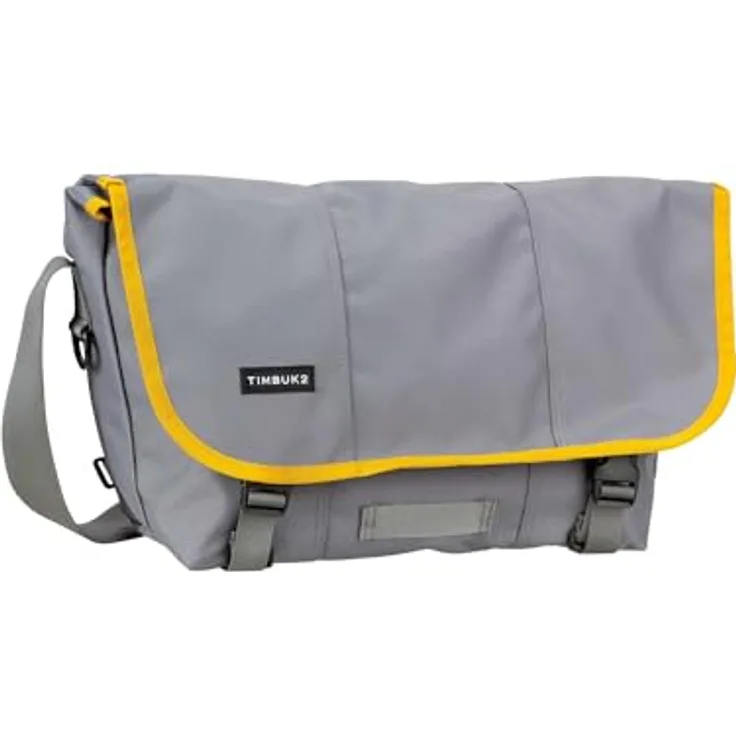 Timbuk2 Heritage Classic Messenger, Laptop-Tasche mit 41 cm Fach, grau, 100% Nylon, Eco Gunmetal Zing