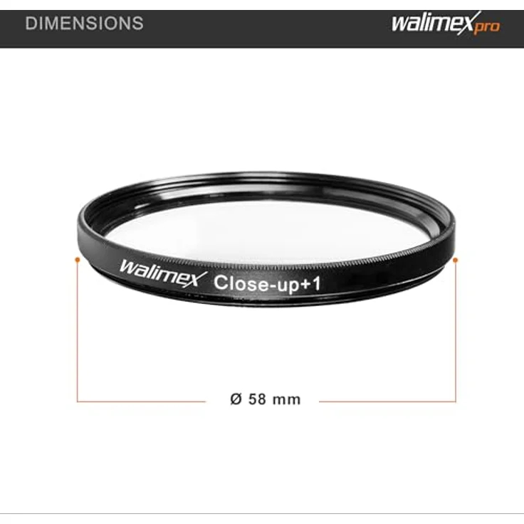 Walimex Close up Makrolinsen-Set 58 mm inkl. +1-+2-+4-+10 Dioptrien – Bild 8