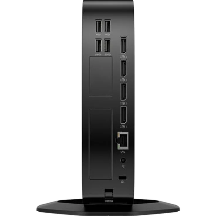 HP Elite t755 Thin Client - SFF - 1 x Ryzen Embedded V2546 / 3 GHz - 8 GB RAM - 256 GB SSD NVMe - Radeon Graphics - Win 10 IoT Enterprise - Schwarz – Bild 5
