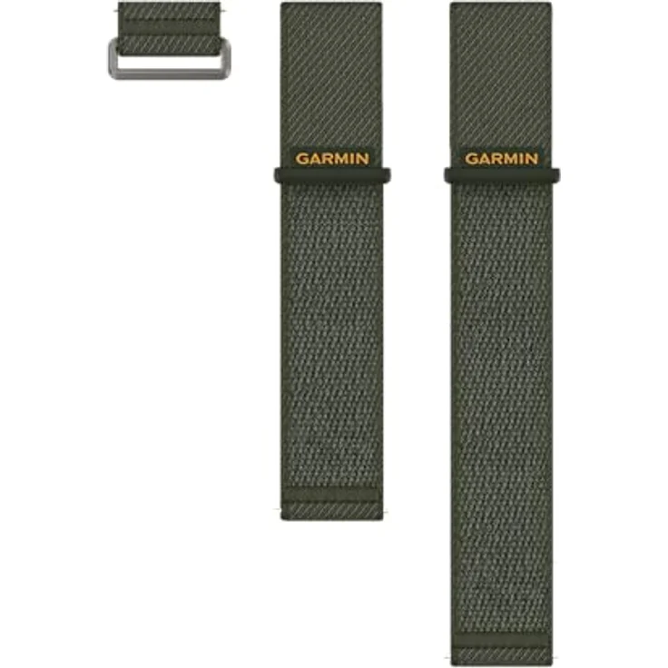 Garmin Schnellwechsel-Armband (24 mm, Polyamid/Nylon), Uhrenarmband für Garmin Venu X1, Grün – Bild 1