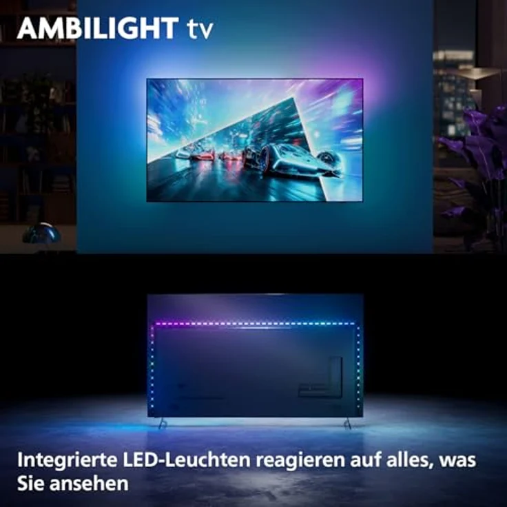 PHILIPS Ambilight TV 55OLED761/12, 55 Zoll OLED Smart TV mit UHD 4K und Ambilight Technologie – Bild 2