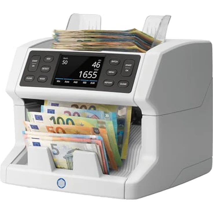 Safescan Geldschein-Zählgerät -'-'Safescan 2685-S-'-', grau Geschwindigkeit: 1.200 Scheine-Minute, 7-fache Falschgelder - 1 Stück (112-0648) – Bild 2