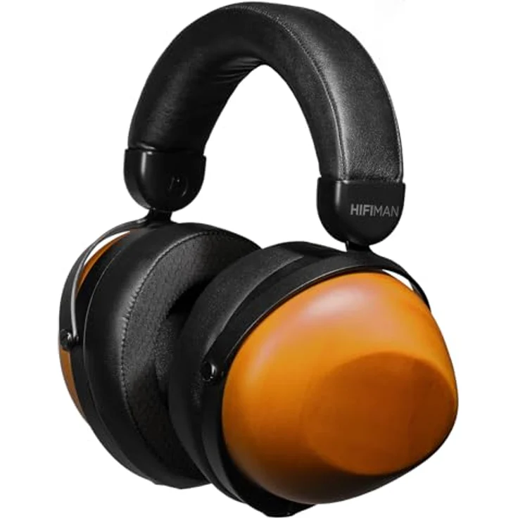 HIFIMAN HE-R10D Dynamic Topology Driver Over-Ear-Kopfhörer kabelgebundene Version, HE-R10D-Wired, Holz & Aluminium Design, 50mm Treiber – Bild 1