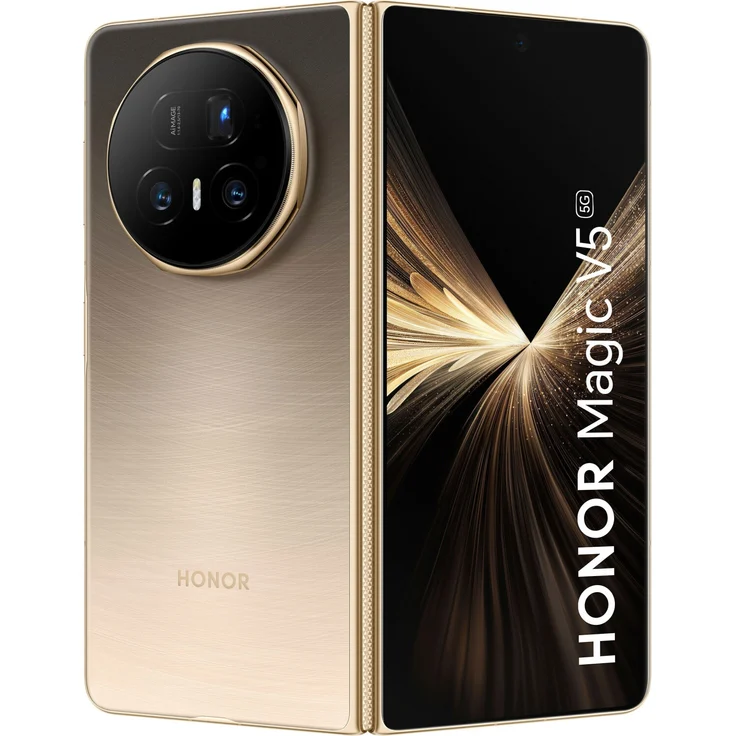 Honor Magic V5 (512 GB, Dawn Gold, 0.31", Dual SIM, 5G), Smartphone, Gold – Bild 1
