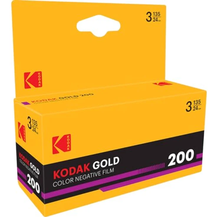 KODAK Eastman Gold 200, 35 mm Farbnegativfilm mit feinem Korn, 3 Rollen á 24 Aufnahmen, tageslichtbalanciert – Bild 4