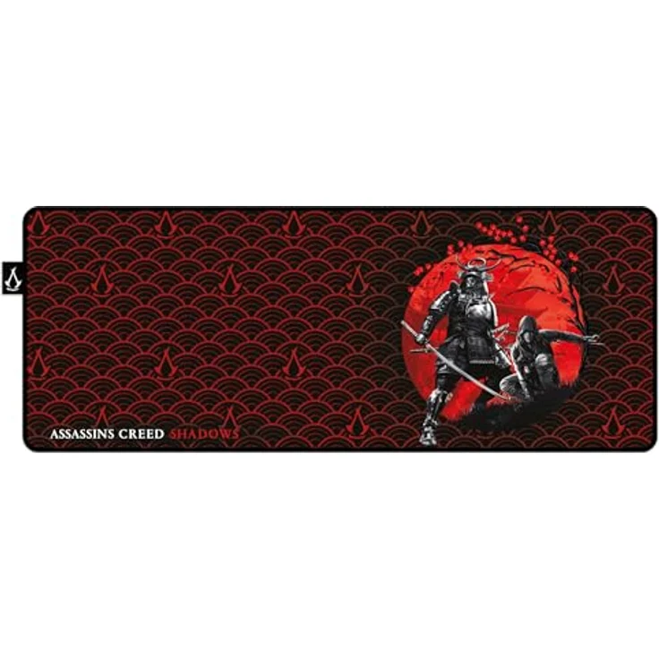 Freaks and Geeks Mauspad XL – Assassin's Creed Shadows, optimierte Gleitfähigkeit, rutschfeste Gummibasis, 770 x 295 mm, 3 mm Dicke – Bild 1
