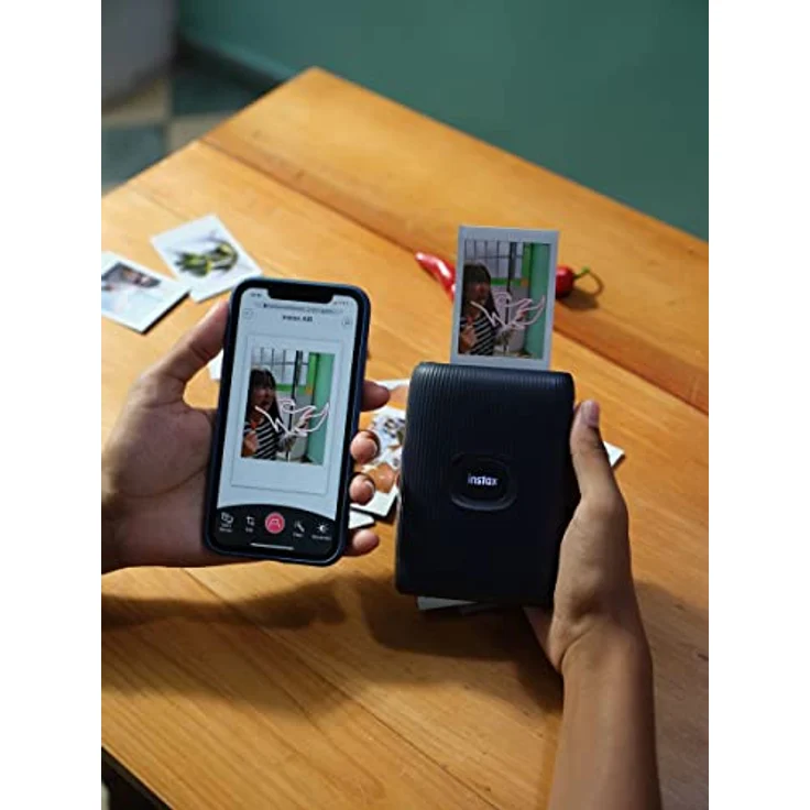 instax Mini LINK2 Smartphone Printer, Space Blue, Kompakt – Bild 4