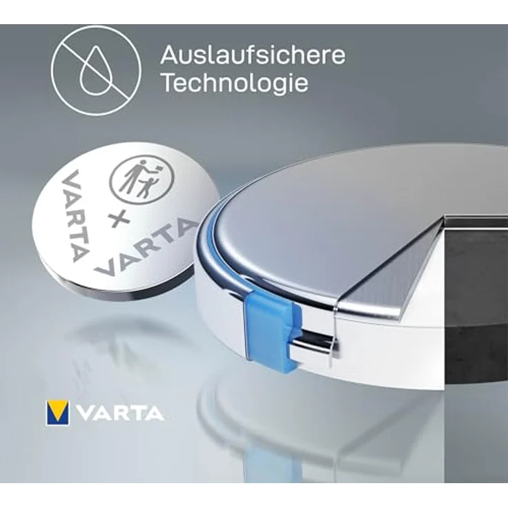 VARTA CR2016 Lithium Knopfzellen 3V Batterie in Original Blisterverpackung, 5er Pack – Bild 6