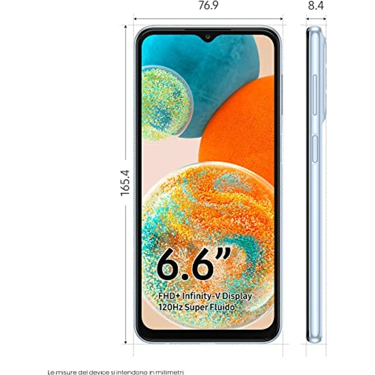 Samsung Galaxy A23 5G SM-A236B 16.8 cm (6.6) Hybrid Dual SIM Android 12 USB Type-A 4 GB 128 GB 5000 mAh Blue – Bild 3