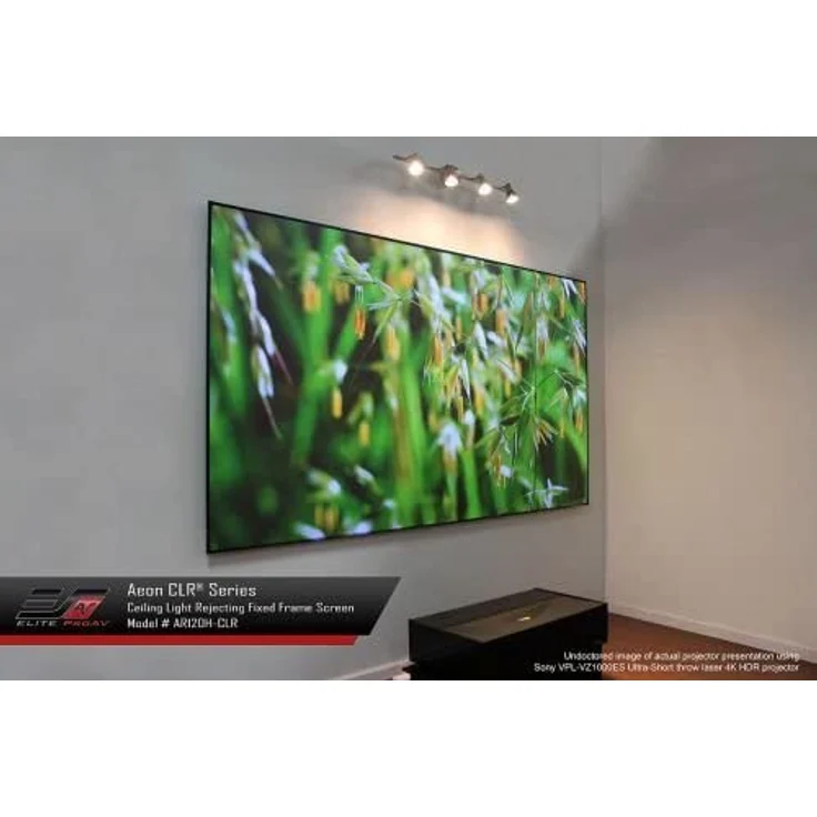 ELITE SCREENS AEON CLR geeignet für: Ultra Short Throw (UST) Projektoren / 16:9 Format/Leinwandmaterial CLR/Heimkino-Projektionswand für Ultrakurzdistanz Beamer (Bildgröße: 222 X 125 (100")) - Preisvergleich – Bild 4