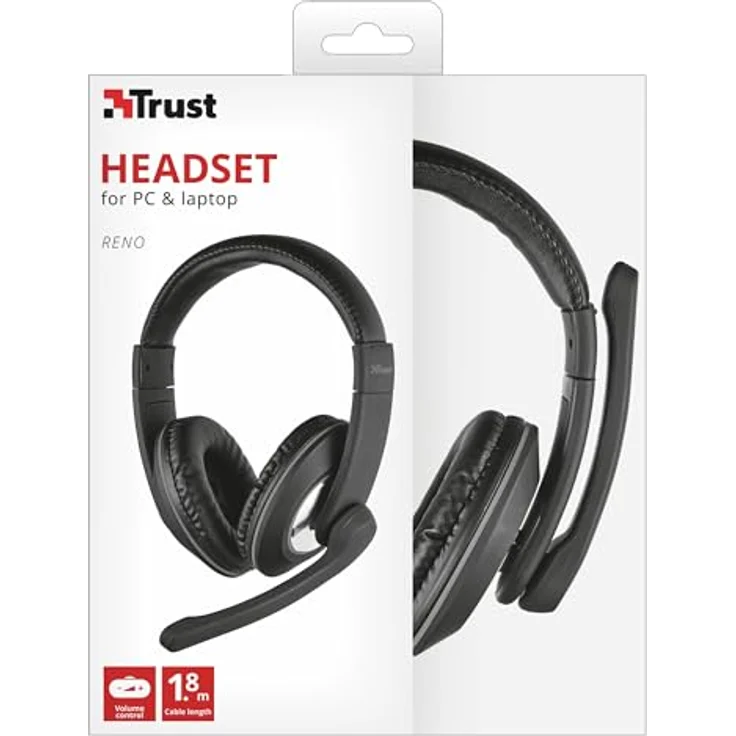 Trust Reno Headset (für PC und Laptop) schwarz – Bild 6