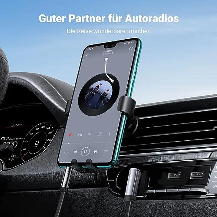 2m AUX Kabel 3.5mm Winkel Klinke Klinkenstecker Audiokabel Stereo Hifi – Bild 4