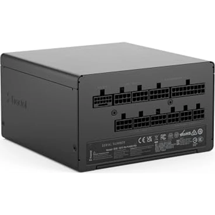 Fractal Design Ion 3 Gold 750W Black, vollmodulares ATX12V 3.1 Netzteil mit 80 Plus Gold Zertifizierung und 140 mm leisen Lüfter – Bild 1