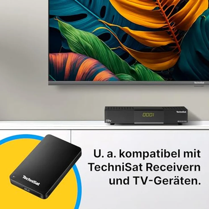 TechniSat STREAMSTORE 24, 2,5 Zoll USB 3.2 Festplatte mit 1 TB Speicherplatz, LED Anzeige und Übertragungsrate von 5 GB/s – Bild 3