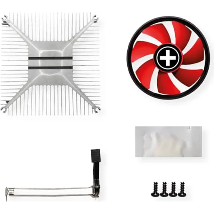 Xilence Performance C Series A250PWM - Prozessorkühler - (Socket 754, Socket 940, Socket 939, Socket AM2, Socket AM2+, Socket AM3, Socket AM3+, Socket FM1, Socket AM4) - Aluminium - 92 mm (XC035) – Bild 7