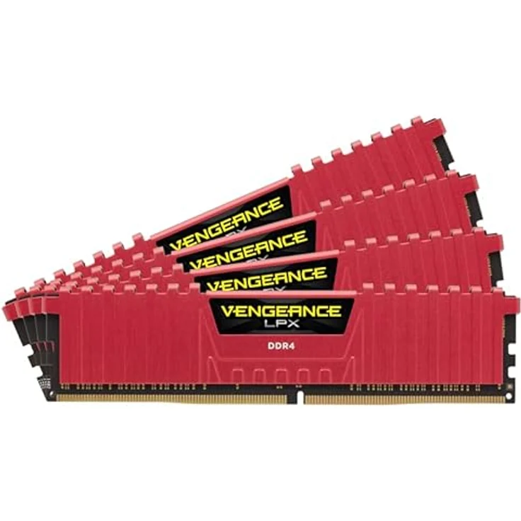 Corsair Vengeance LPX Kit 64GB DDR4-2133 rot (CMK64GX4M4A2133C13R) – Bild 4