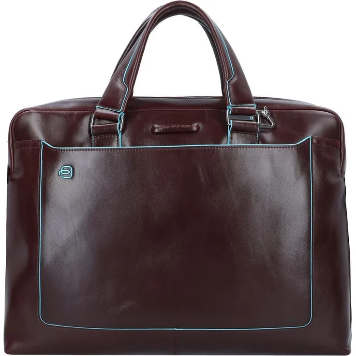 Piquadro Aktentasche Blue Square, Leder mit abgesetzten Details