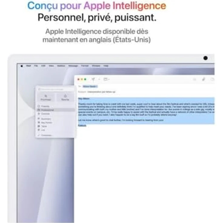 Apple iMac M4, 59,7 cm (23.5") 4.5K Ultra HD, 16 GB RAM, 256 GB SSD, grau/blau, macOS Sequoia – Bild 3