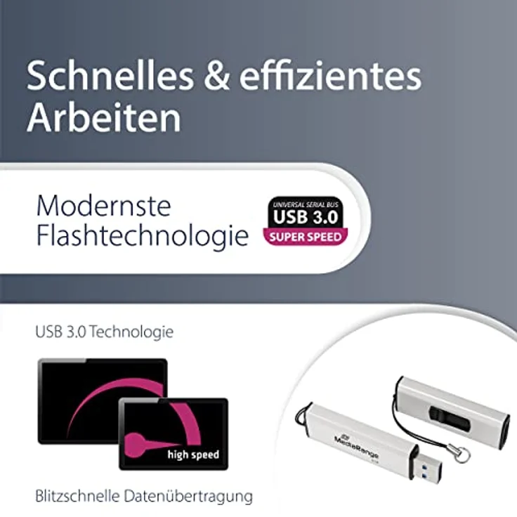 MediaRange USB 3.0 Speicherstick, 32GB – Bild 3