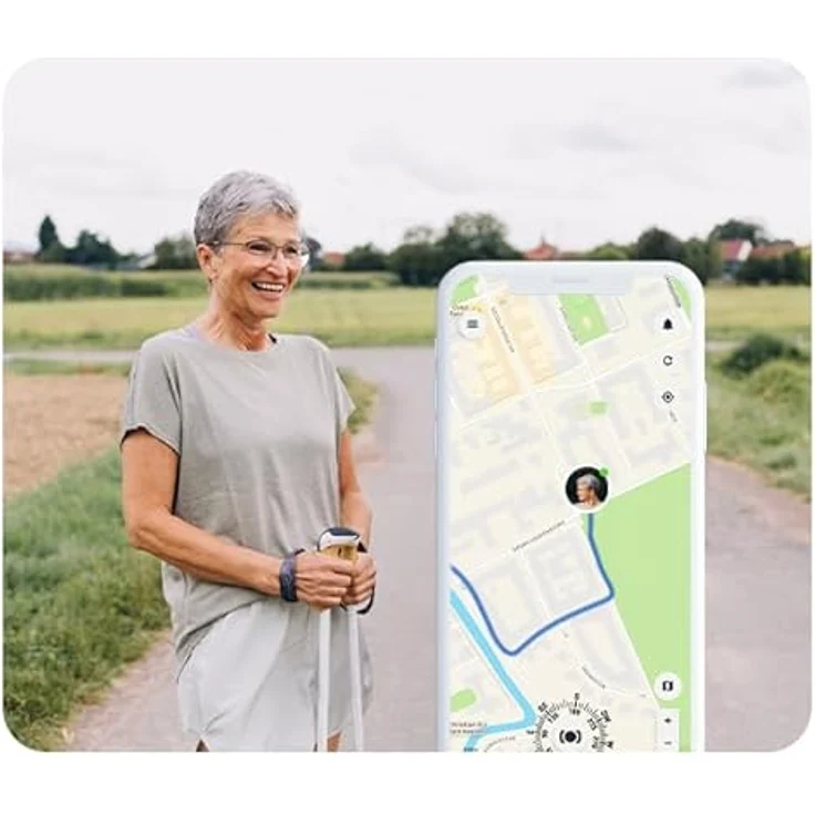 MiniFinder Watch GPS-Sicherheitsuhr mit Sturzalarm, Herzfrequenz- & O2-Messung, Anruffunktion & Echtzeitüberwachung via App – Bild 5