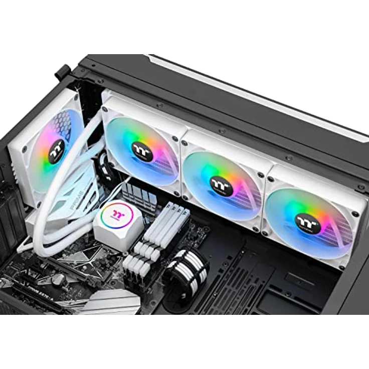 Thermaltake TH420 ARGB Sync | Snow Edition | All-in-One-Watercooling – Bild 4