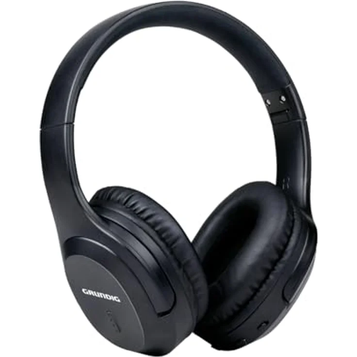 Grundig Bluetooth Over Ear Kopfhörer, 40 Stunden Spielzeit, inkl. 3,5mm Audiokabel und USB-C Ladekabel, Faltbar mit Mikrofon – Bild 1