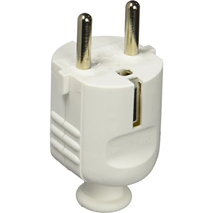 Bachmann 910.270 Schutzkontaktstecker Kunststoff 250V Weiß IP20