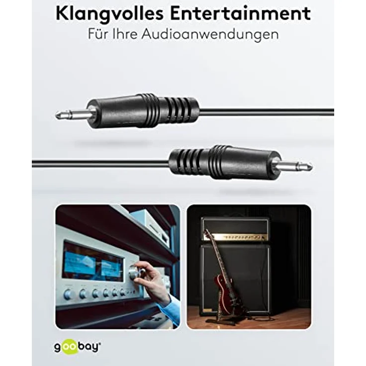 1.5m 3.5mm mono Stecker auf 3.5mm mono Stecker – Bild 7