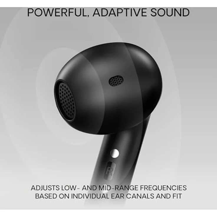 Urbanista Santa Monica, True Wireless In-Ear-Kopfhörer mit aktiver Geräuschunterdrückung, Mitternacht Schwarz, bis zu 24 Stunden Akkulaufzeit – Bild 4
