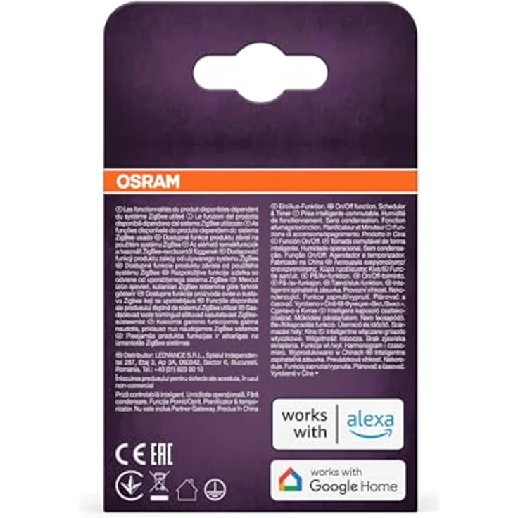 Osram Smart Plug, HOMELIGHTING Smart+ Funk-Steckdose mit ZigBee-Technologie, Energieverbrauchskontrolle und Sprachsteuerung – Bild 9