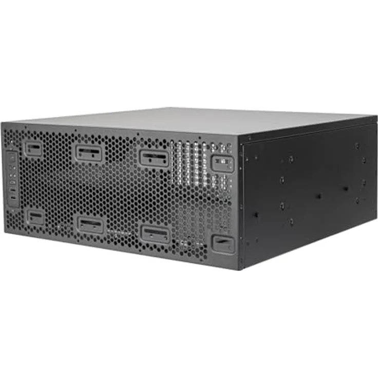 Silverstone Technology RM4A, 4U Rackmount-Servergehäuse mit 360-mm-Radiator-Kompatibilität, 8 PCI-Steckplätzen, USB Type-C