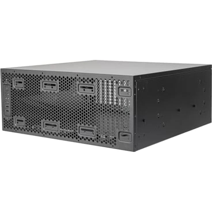 Silverstone Technology RM4A, 4U Rackmount-Servergehäuse mit 360-mm-Radiator-Kompatibilität, 8 PCI-Steckplätzen, USB Type-C – Bild 1