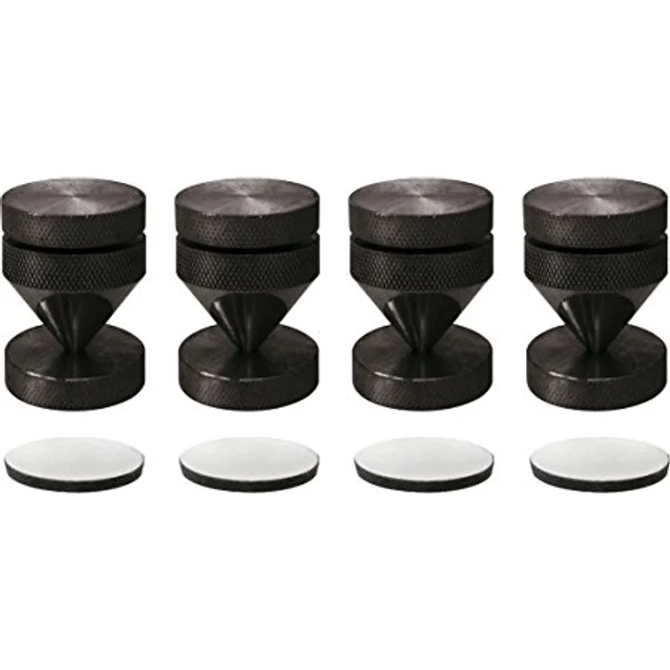 DYNAVOX - 206001 DH-919 Sub Watt Absorber 4er Set schwarz 148188 – Bild 2