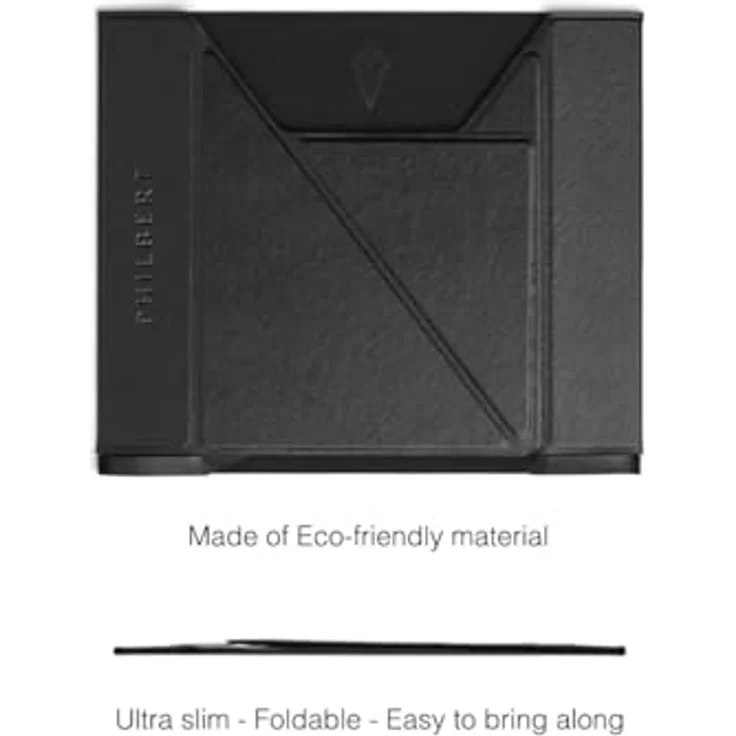 Philbert Design - St. Tropez Slim Hood für 15”/16” Laptops, Sonnenblende/Privatsphäre, hitzebeständig, Blendreduktion, Kontrastverbesserung, faltbar, Schwarz – Bild 4